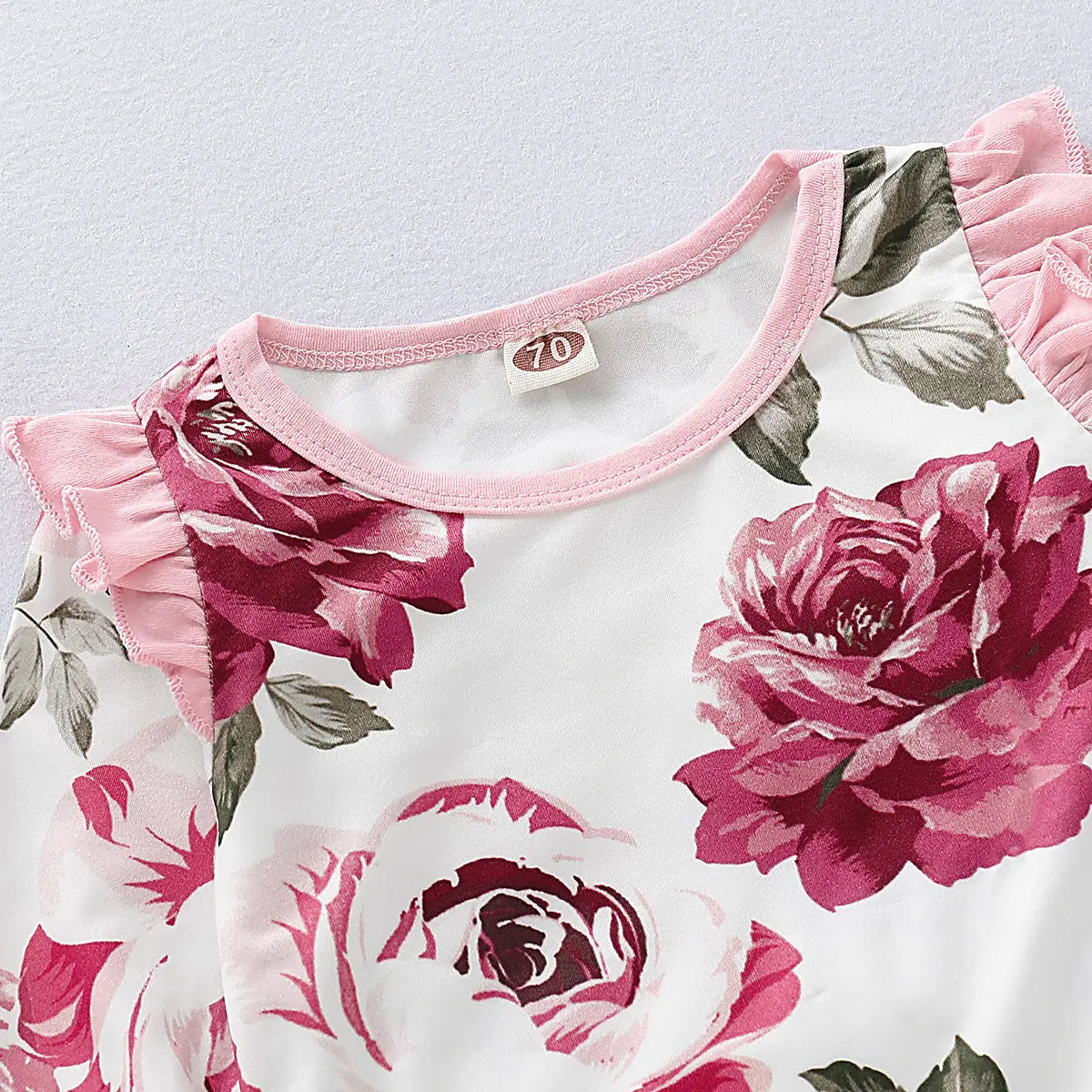 Mädchen Kurzarm Strampler "Roselove"