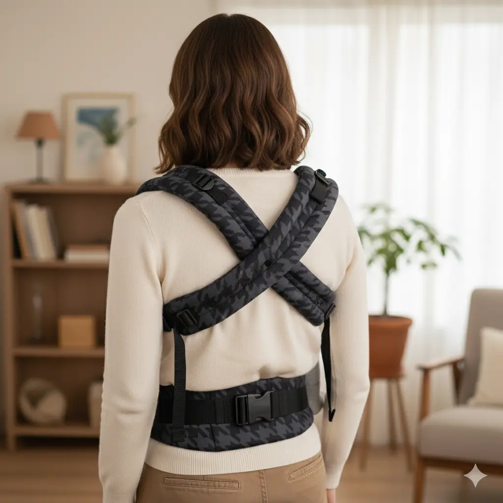 Babytrage aus gewebter Baumwolle