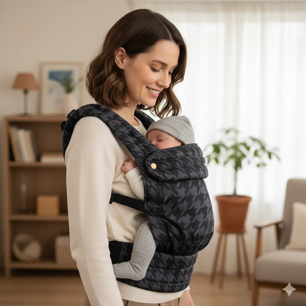 Babytrage aus gewebter Baumwolle