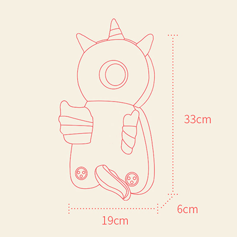Baby head protection backpack