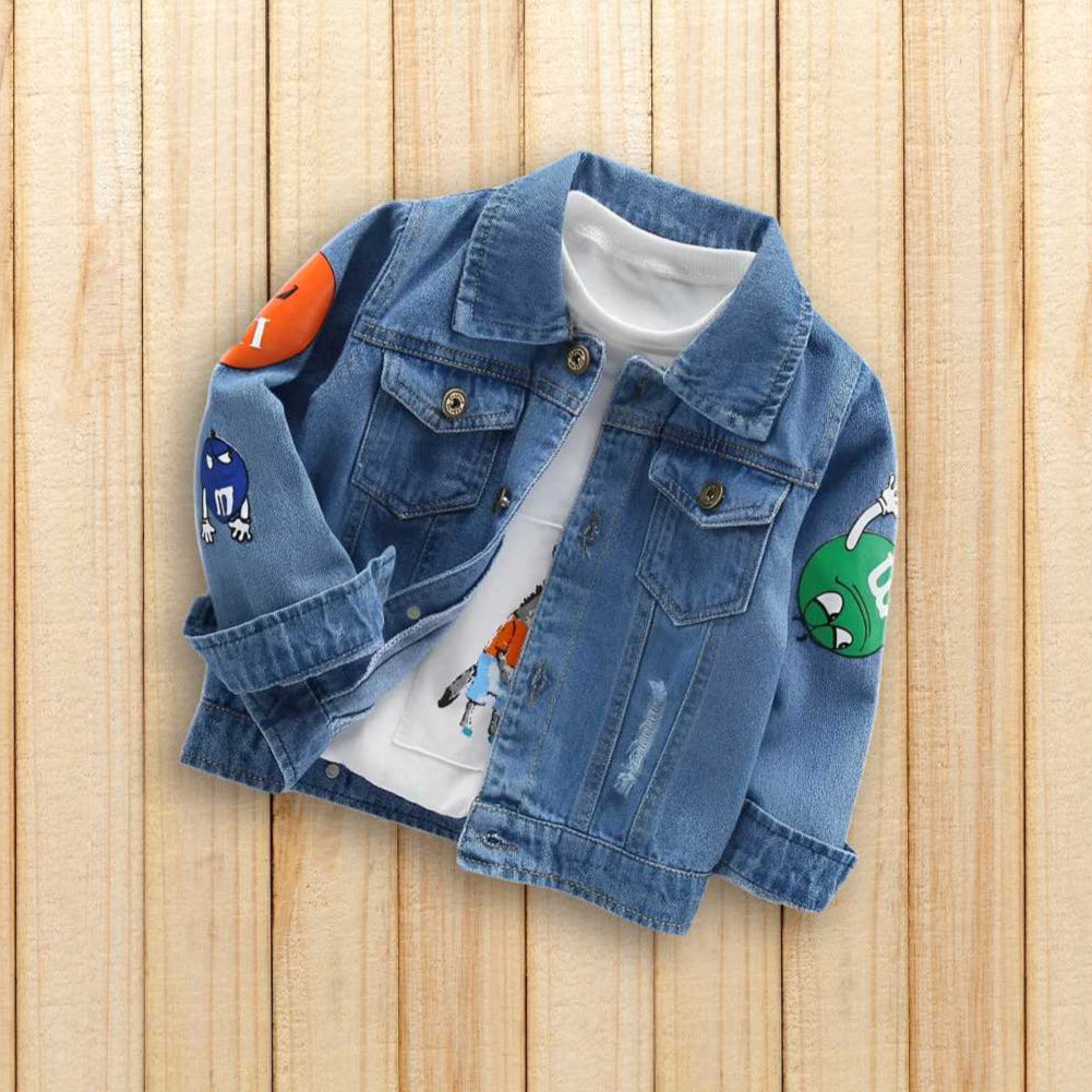 Kinder Streetwear "MM" Jeans Jacke