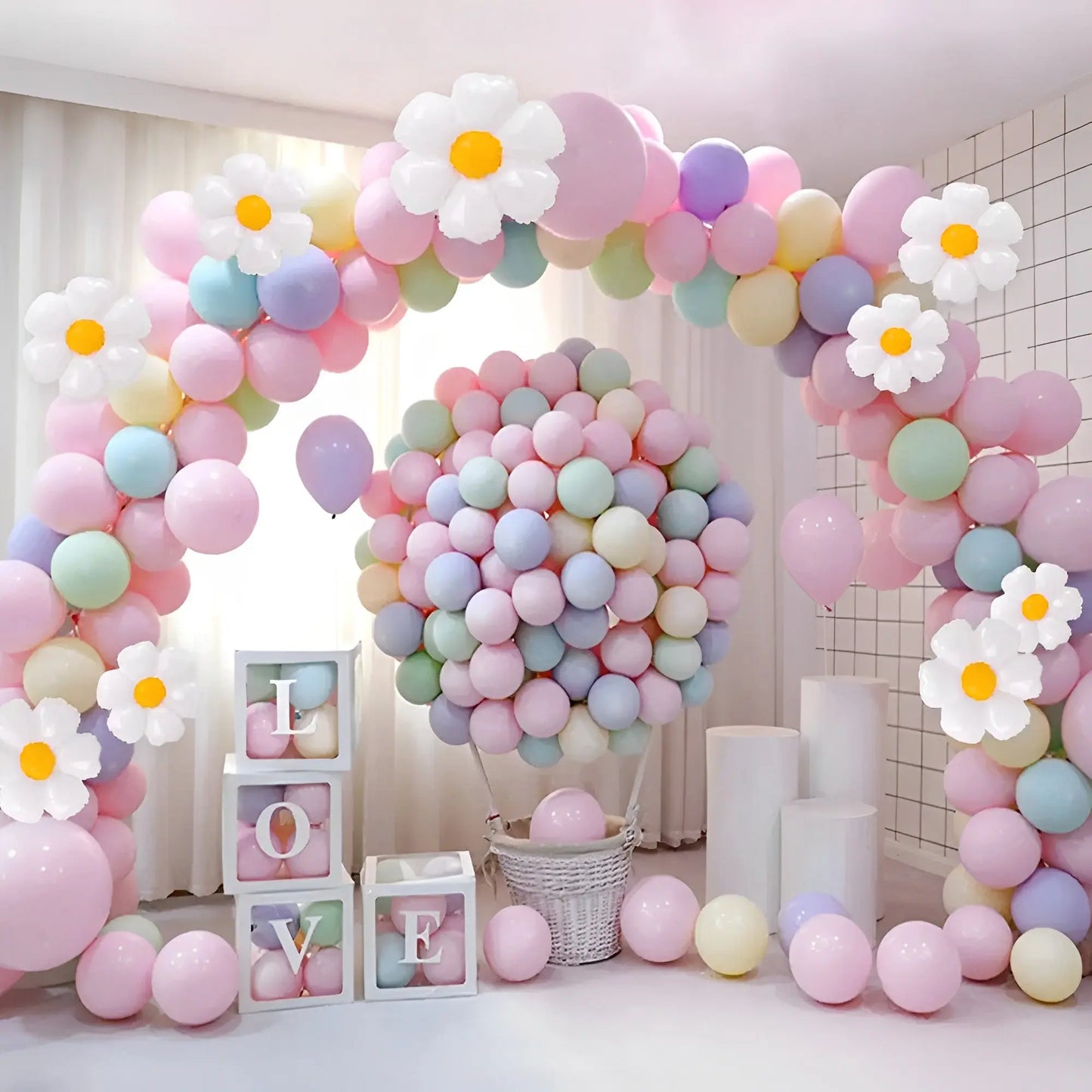 Babygeburtstagsparty-Ballon-Girlande