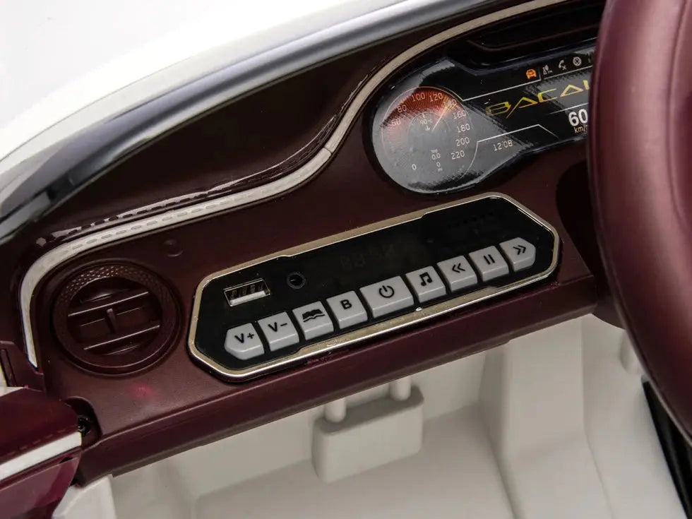 Kinder Elektroauto Bentley Bacalar - Weiß