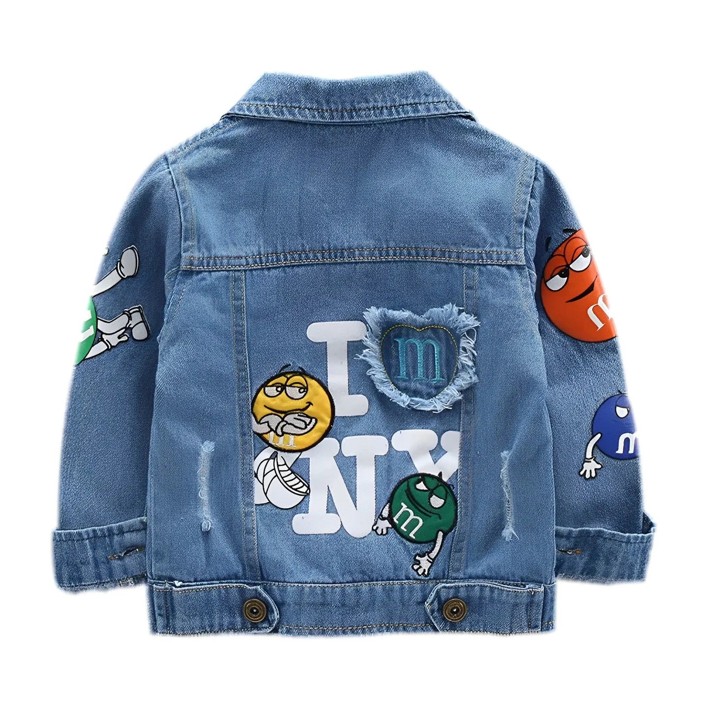 Kinder Streetwear "MM" Jeans Jacke