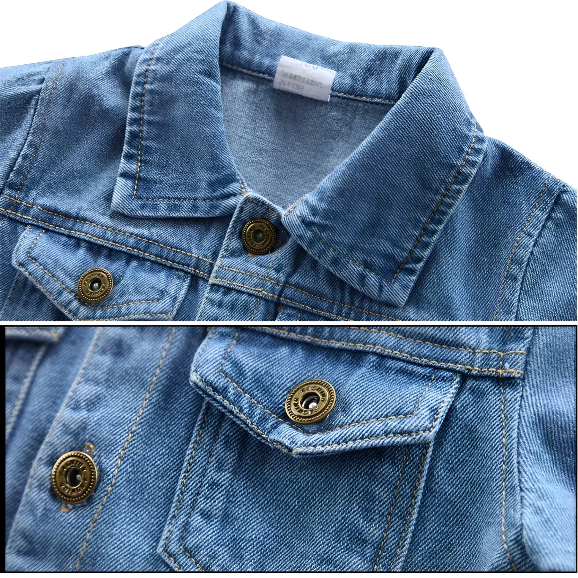 Kinder Streetwear "MM" Jeans Jacke