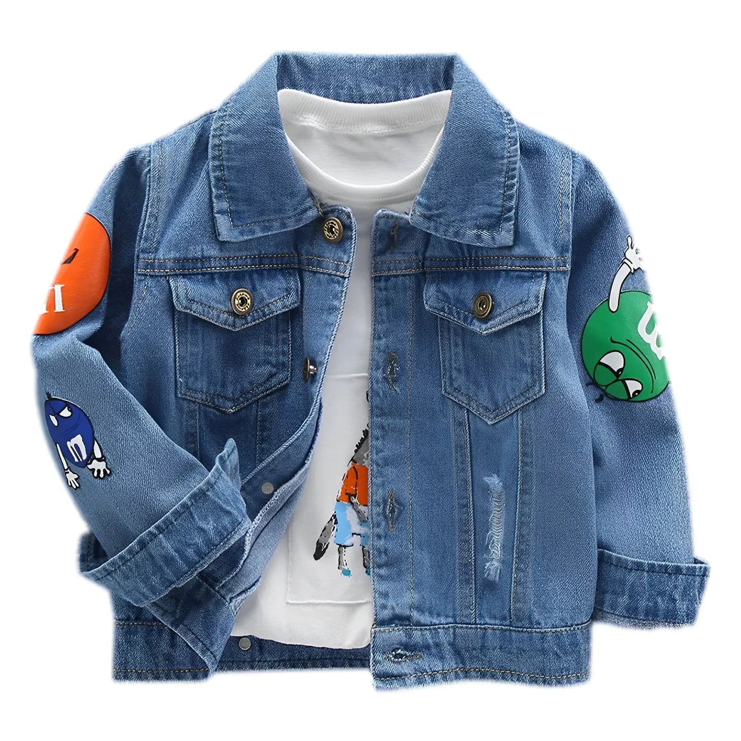 Kinder Streetwear "MM" Jeans Jacke