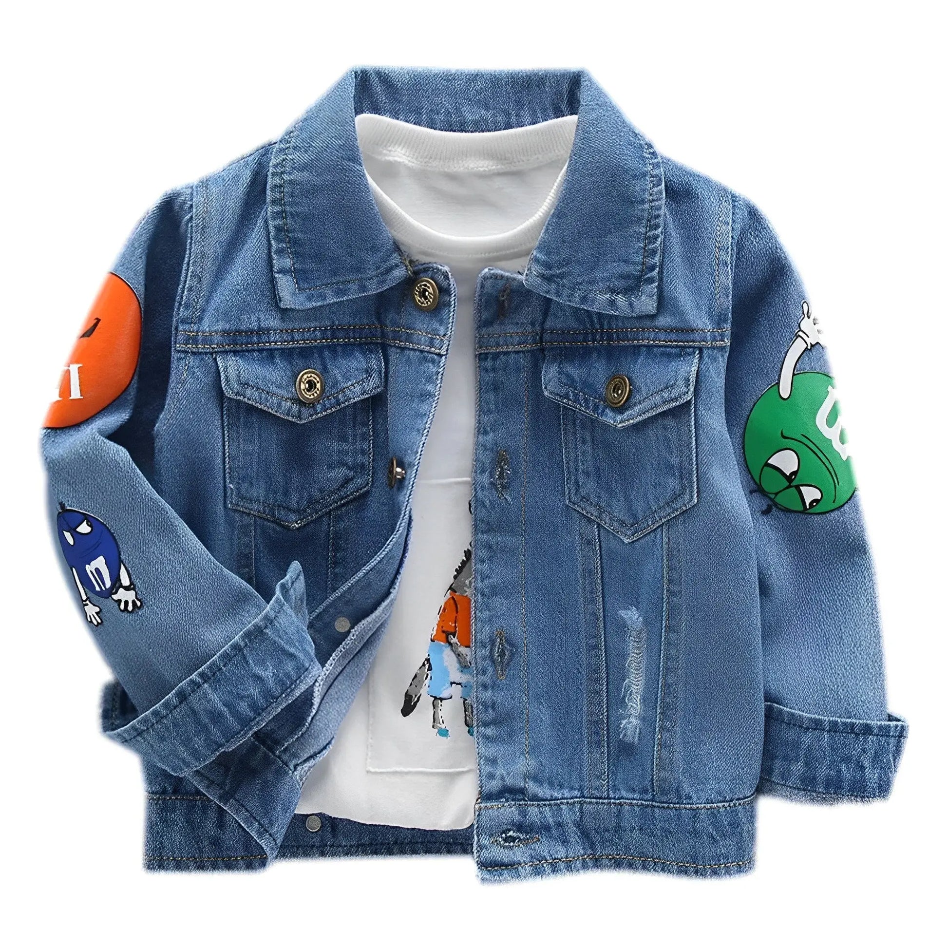 Kinder Streetwear "MM" Jeans Jacke