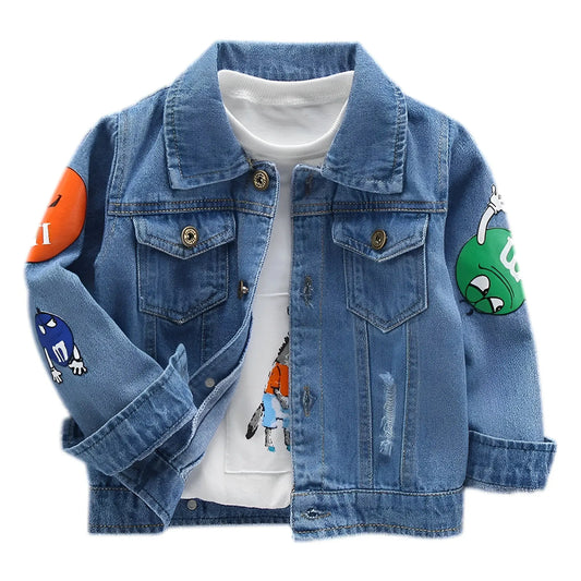 Kinder Streetwear "MM" Jeans Jacke