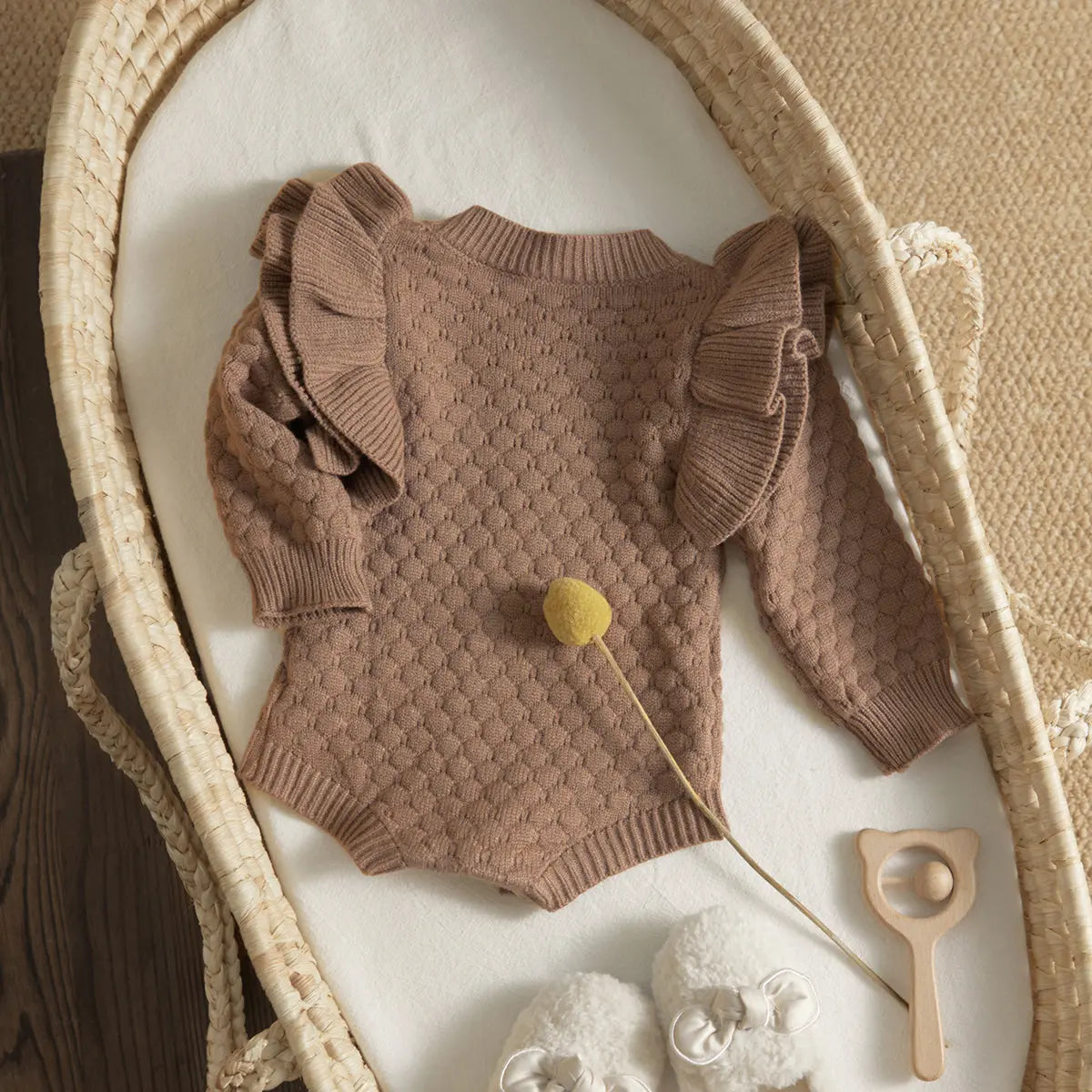 Mädchen Body mit Rüsschen