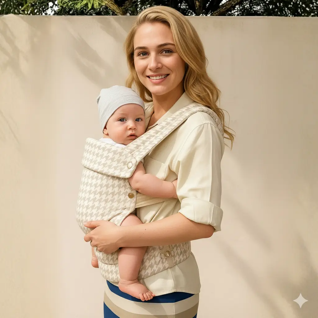 Babytrage aus gewebter Baumwolle