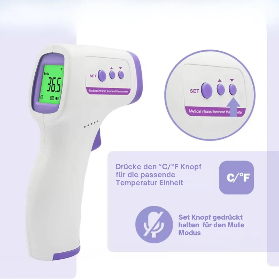 TFA 31.1143.13 Infrarot-Thermometer Ray Light mit Laservisier HACCP | V TFA 31.1143.13 Infrarot-Thermometer Ray Light mit Laservisier HACCP | V